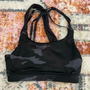 Athleta camo sports bra